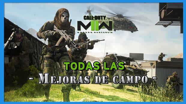 Guía de Call of Duty Modern Warfare 2 (2022) - Portada de Mejoras de campo
