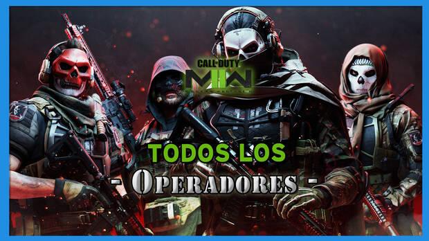 Guía de Call of Duty Modern Warfare 2 (2022) - Portada de Operadores