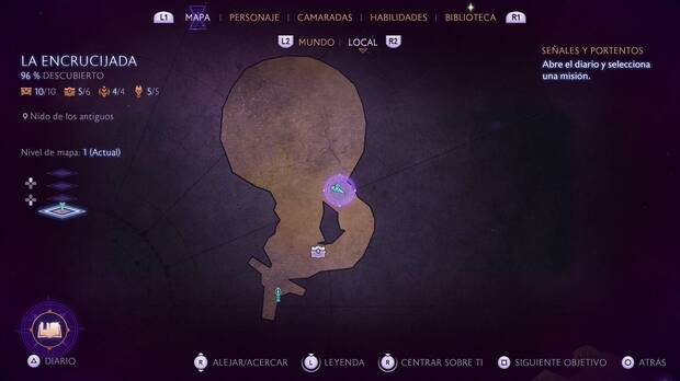 Dragon Age: The Veilguard - Arrepentimientos del Lobo Terrible: zona del foso por donde se puede salir y encontrar el recuerdo Gracia de Mythal y un tesoro perdido en el tiempo