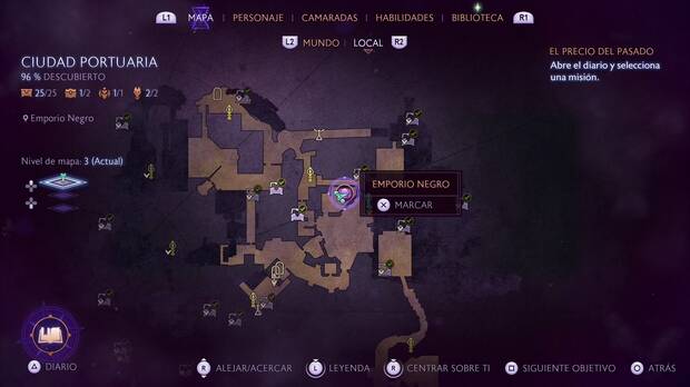 Dragon Age: The Veilguard - Ubicación de la tienda Emporio negro
