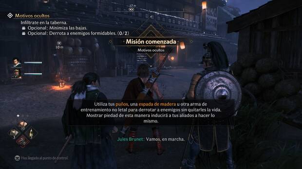 Rise of the Ronin - Misión Motivos ocultos: infiltrarse en la taberna