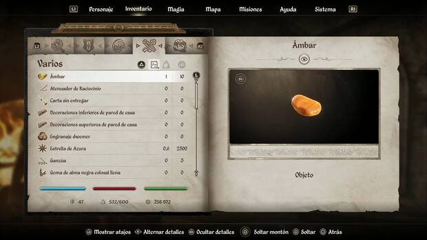 The Elder Scrolls IV: Oblivion Remastered - Una ratonera superior, Ámbar