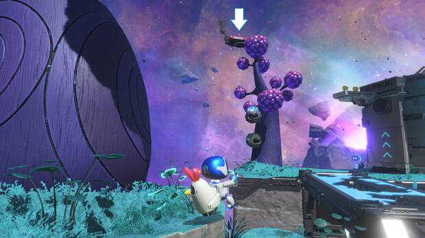 Astro Bot - Localización del bot #03 en Explosión orbital