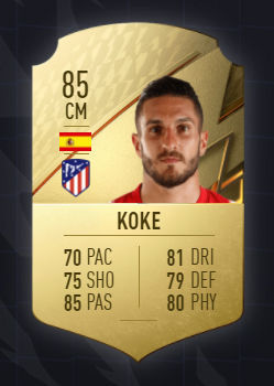 FIFA 22 - Los mejores jugadores baratos Koke