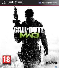 Portada oficial de Call of Duty: Modern Warfare 3 para PS3
