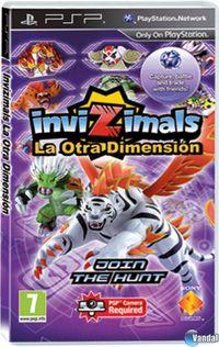 Portada oficial de Invizimals Shadow Zone para PSP