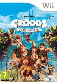 Portada oficial de Los Croods: Fiesta Prehistrica para Wii