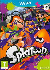 Portada oficial de Splatoon para Wii U