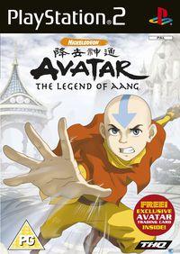 Portada oficial de Avatar: The Last Airbender para PS2