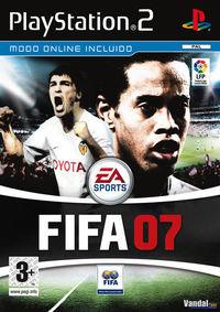 Portada oficial de FIFA 07 para PS2
