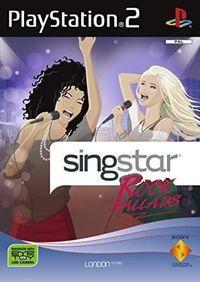 Portada oficial de Singstar Rock Ballads para PS2